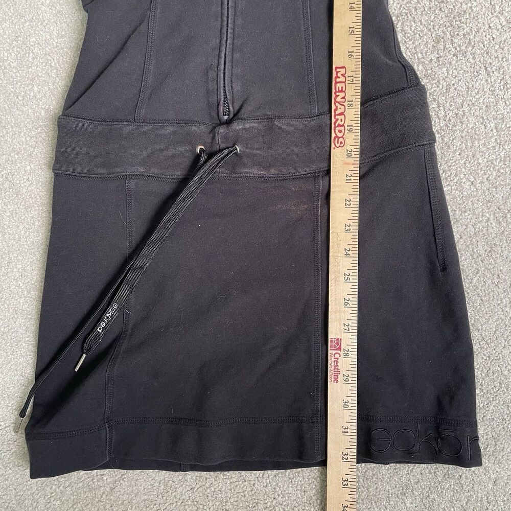 Ecko Red Vtg Deadstock y2k 2000s Hoodie Dress One Piece Black Women's Size Small - Picture 12 of 14